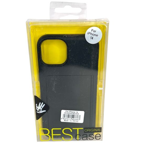 Best Case Original Cell Phone Case For iPhone 14 Black CD-KS325-Black - Picture 1 of 9